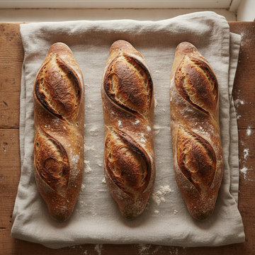 Baguette à l'Ancienne with Sourdough — Traditional French Method