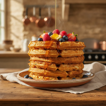 Sourdough Discard Waffles — Ready in 30 Minutes