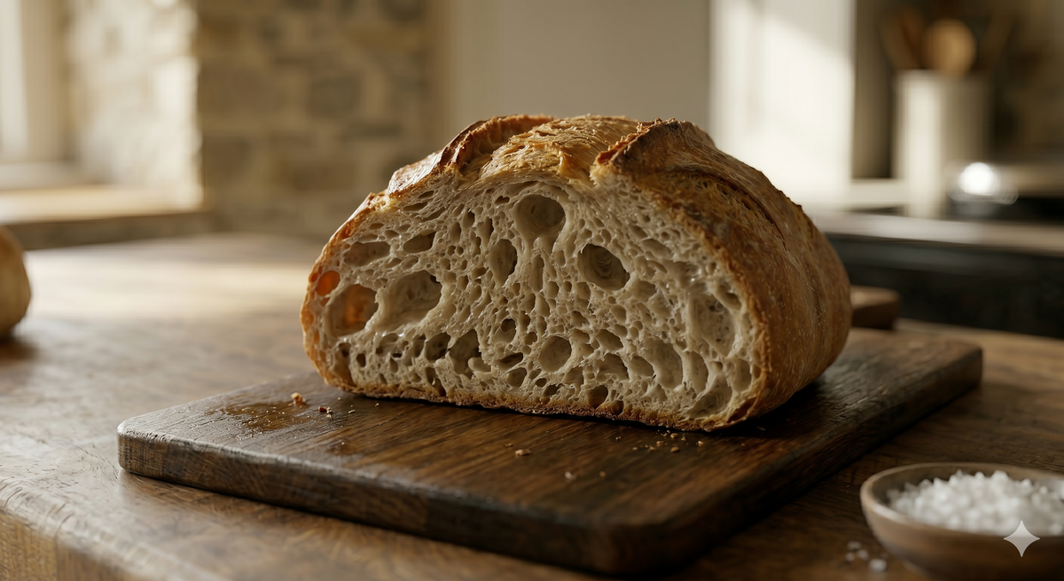 High-Hydration Open Crumb Loaf
