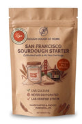 Dough Dough at Home rye sourdough starter — 15 g kraft pack, live culture, never dehydrated